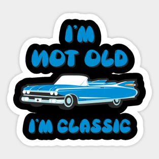 Classic Car Sticker